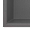 Ruvati 33 x 22 inch epiGranite Drop-in Topmount Granite Composite Single Bowl Kitchen Sink – Urban Gray