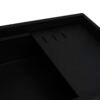 Ruvati 18 x 34 inch Granite Composite Workstation Kitchen Sink epiGranite Dual Mount Single Bowl – Black
