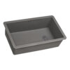 Ruvati 32 x 19 inch epiGranite Undermount Granite Composite Single Bowl Kitchen Sink – Urban Gray