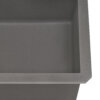 Ruvati 32 x 19 inch epiGranite Undermount Granite Composite Single Bowl Kitchen Sink – Urban Gray