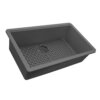 Ruvati 32 x 19 inch Granite Composite Undermount Single Bowl Kitchen Sink – Urban Gray