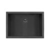 Ruvati 16 x 11 inch Gunmetal Black Undermount Bathroom Sink Stainless Steel