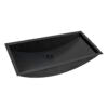 Ruvati 34 x 14 inch Gunmetal Black Stainless Steel Rectangular Bathroom Sink Undermount