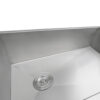 Ruvati 36-inch Slope Bottom Offset Drain Reversible Kitchen Sink Undermount 16 Gauge Stainless Steel