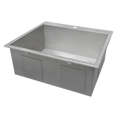 25" Drop-in Topmount 16 Gauge Stainless Steel Single Bowl Kitchen Sink