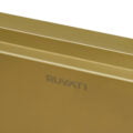 Ruvati 15 x 20 inch Polished Brass Matte Gold Stainless Steel Workstation Wet Bar Sink Drop-in Topmount