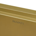 Ruvati 15 inch Polished Brass Matte Gold Stainless Steel Workstation Wet Bar Sink Drop-in Topmount