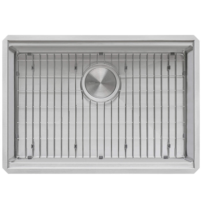 Ruvati 27-inch Workstation Rounded Corners Undermount Ledge Kitchen Sink with Accessories