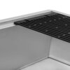 Ruvati® HexBottom™ 30-inch Workstation Scratch Resistant Embossed Texture Kitchen Sink Stainless Steel