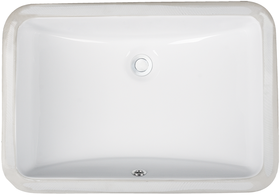 ESI VCR80 Trough Style Undermount Porcelain Vanity Sink