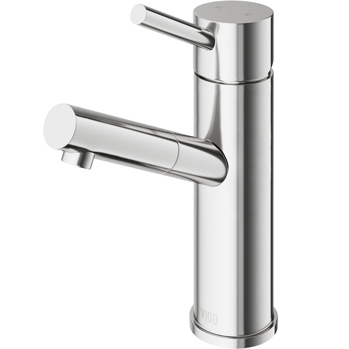 Noma Single Hole Bathroom Faucet In Brushed Nickel