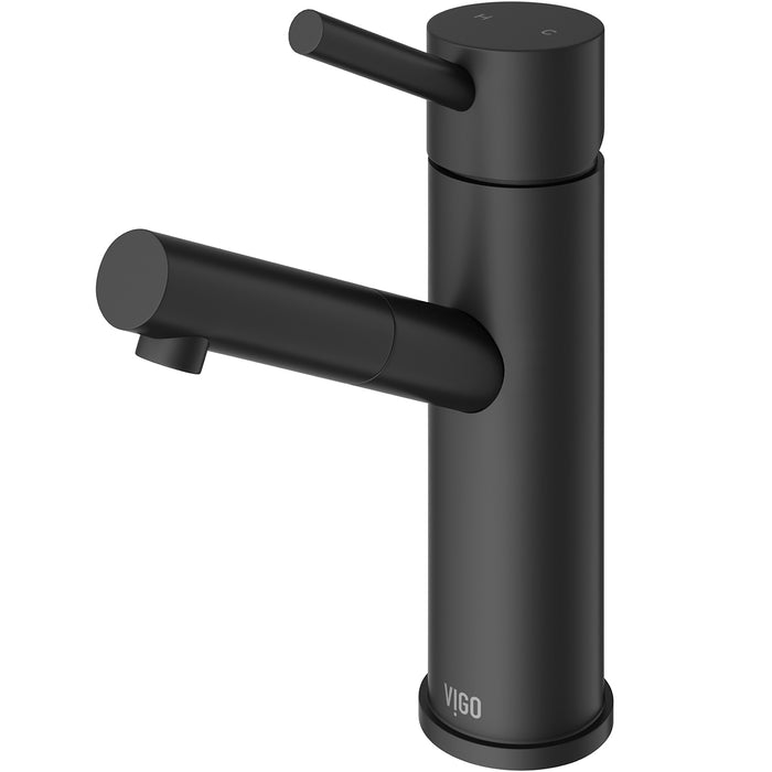 Noma Single Hole Bathroom Faucet In Matte Black