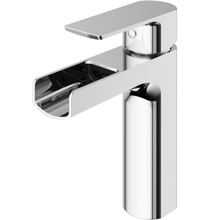 Ileana Single Hole Bathroom Faucet In Chrome