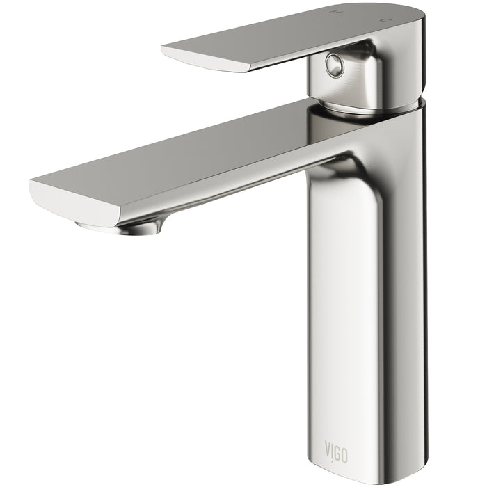 Davidson Single Hole Bathroom Faucet In Brushed Nickel