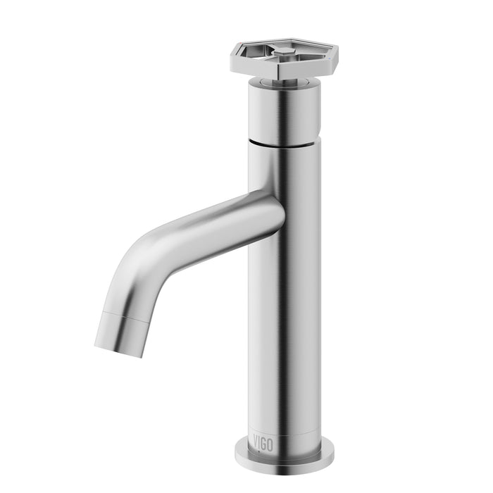 Ruxton Single Hole Single-Handle Bathroom Faucet in Brushed Nickel