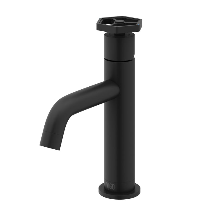 Ruxton Single Hole Single-Handle Bathroom Faucet in Matte Black