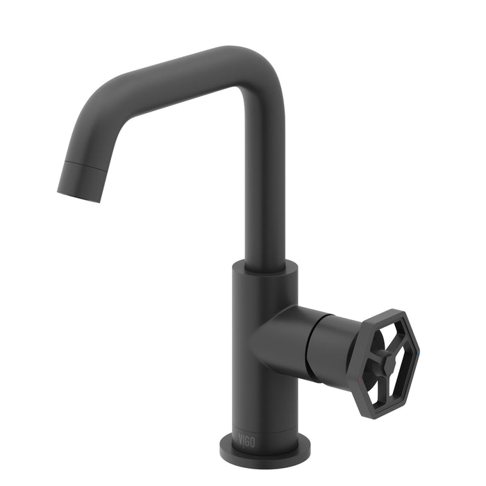 Ruxton Single Hole Single-Handle Bathroom Faucet in Matte Black