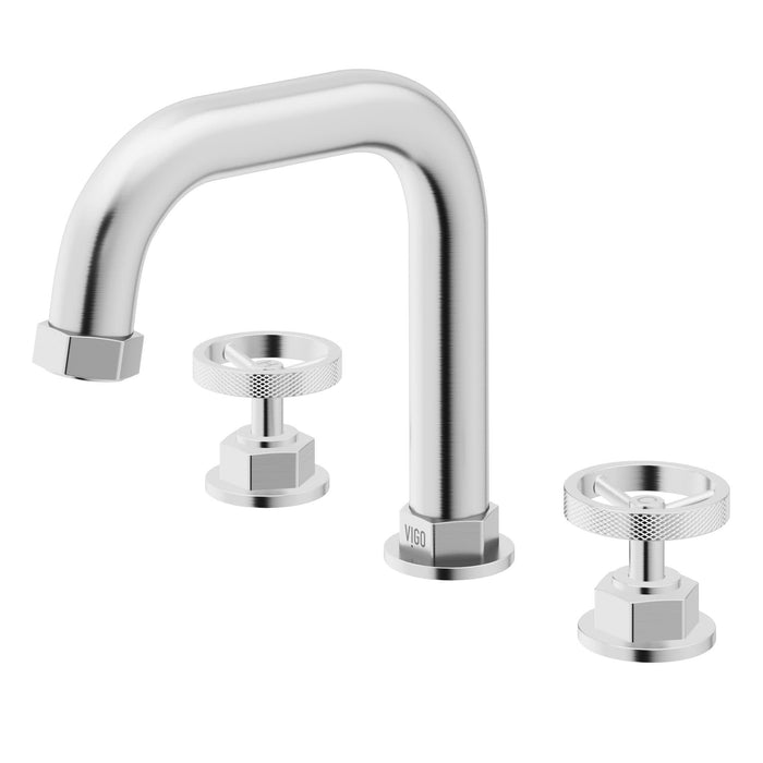 Widespread Bathroom Faucet in Brushed Nickel