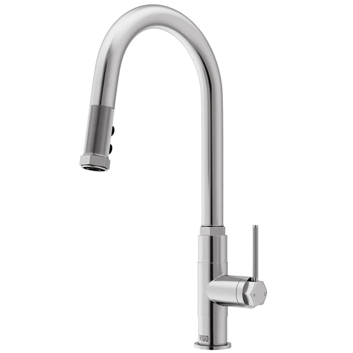 Hart Arched Single-Handle Pull-Down Kitchen Faucet in Stainless Stee
