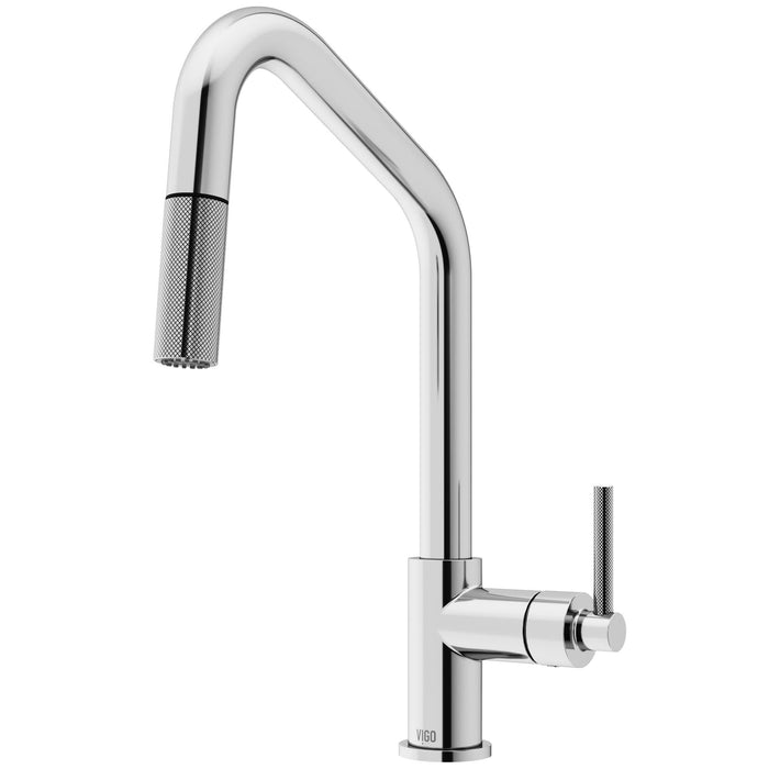 Utopia Single Handle Pull-Down Sprayer Kitchen Bar Faucet in Chrome