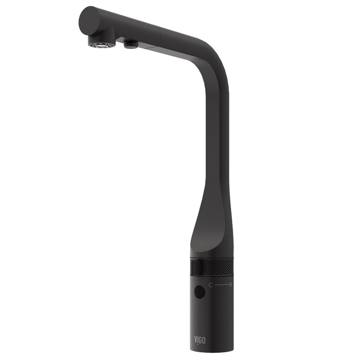 Jewel Touchless Kitchen Faucet in Matte Black