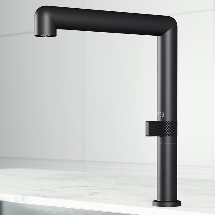 Bar Kitchen Faucet in Matte Black