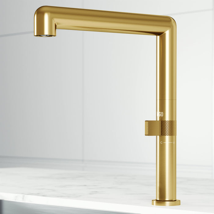 Bar Kitchen Faucet in Matte Brushed Gold