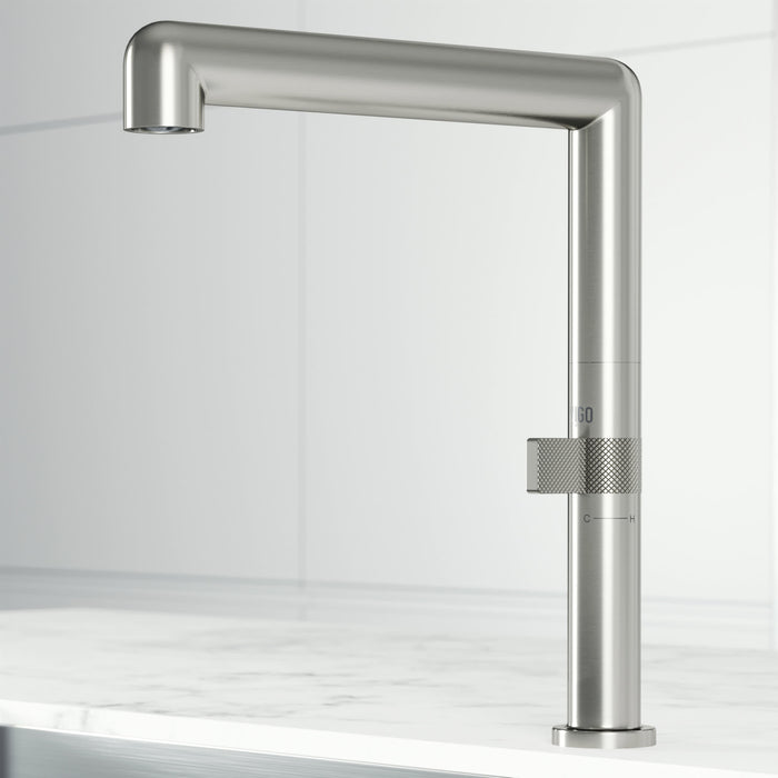 Bar Kitchen Faucet in Stainless Steel
