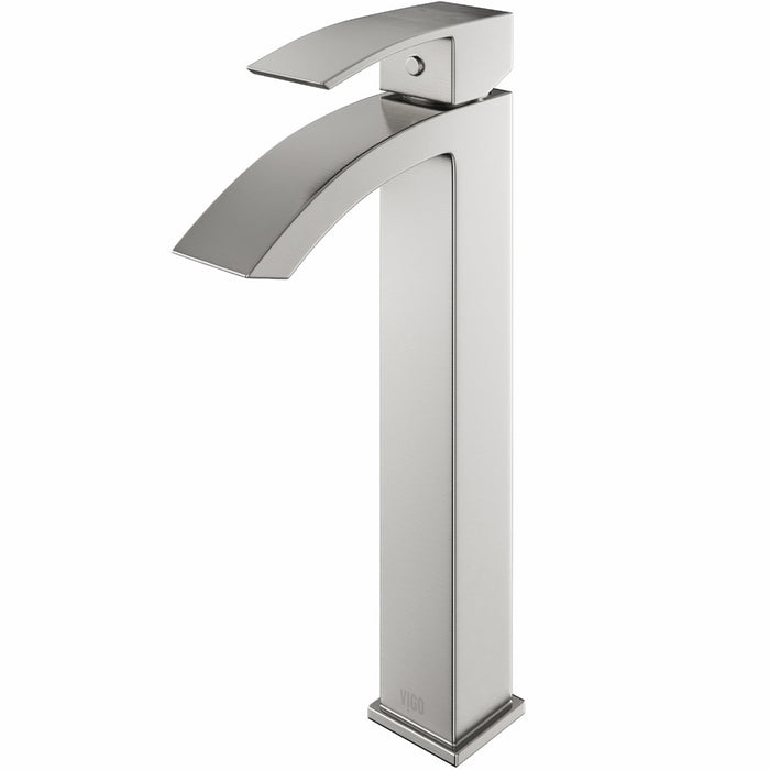 Duris Vessel Bathroom Faucet In Brushed Nickel