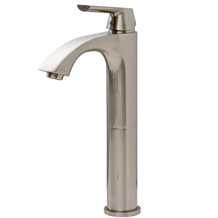 Linus Vessel Bathroom Faucet In Brushed Nickel