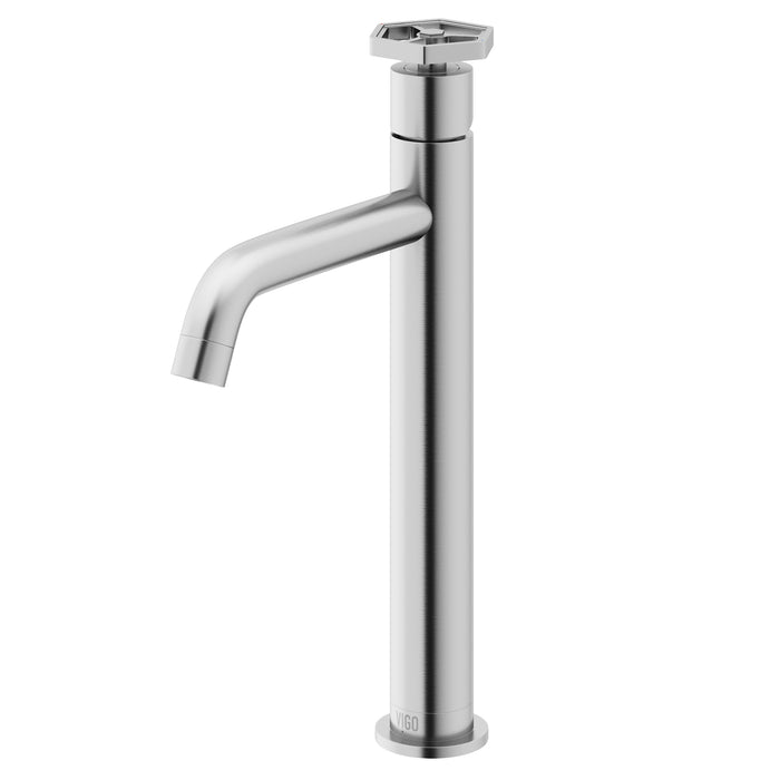 Ruxton Single Hole Single Single-Handle Vessel Bathroom Faucet in Brushed