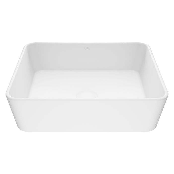 Marigold Matte Stone Vessel Bathroom Sink