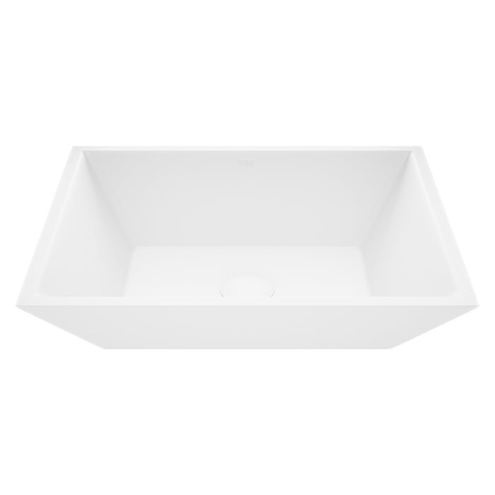 Vinca Matte Stone Vessel Bathroom Sink