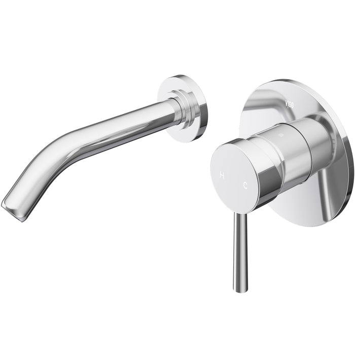 Olus Wall Mount Bathroom Faucet In Chrome
