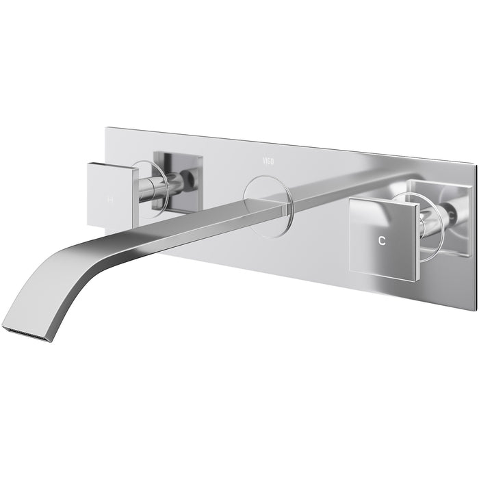 Titus Wall Mount Bathroom Faucet In Chrome