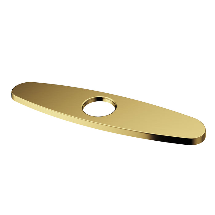 KITCHEN DECK PLATE IN MATTE BRUSHED GOLD
