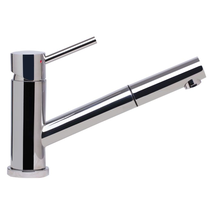 Solid Stainless Steel Pull Out Swivel Kitchen Faucet