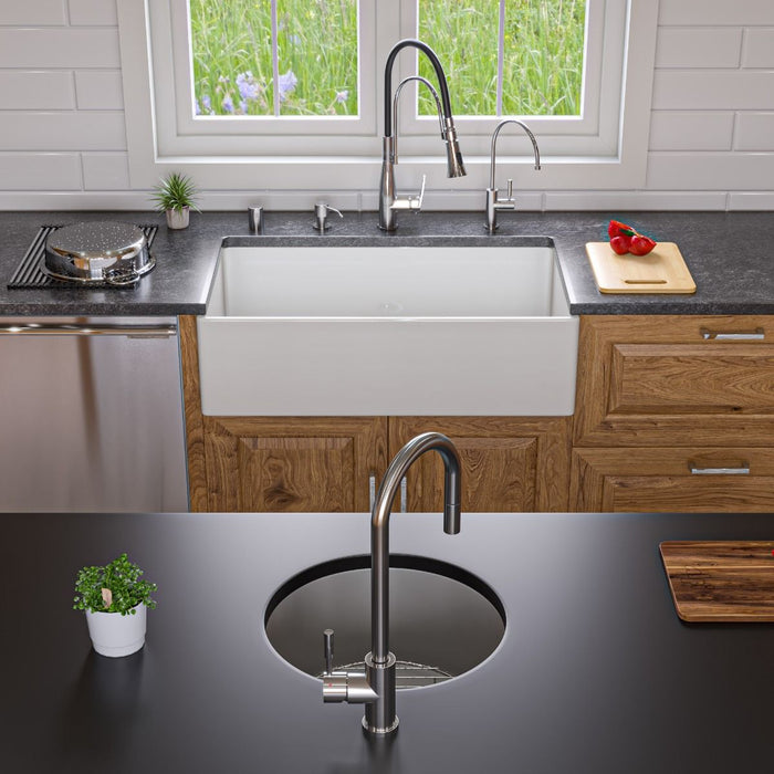 Single Hole Pull Down Stainless Steel Kitchen Faucet