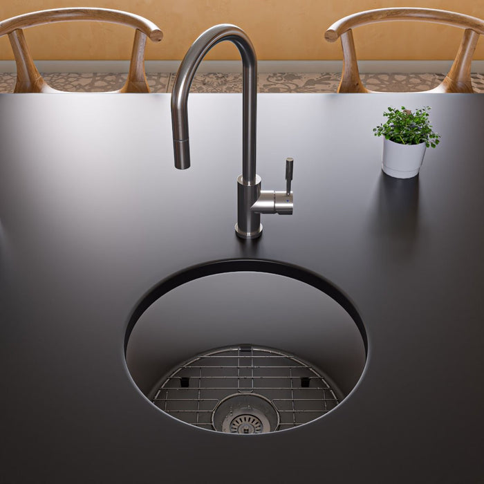 Single Hole Pull Down Stainless Steel Kitchen Faucet