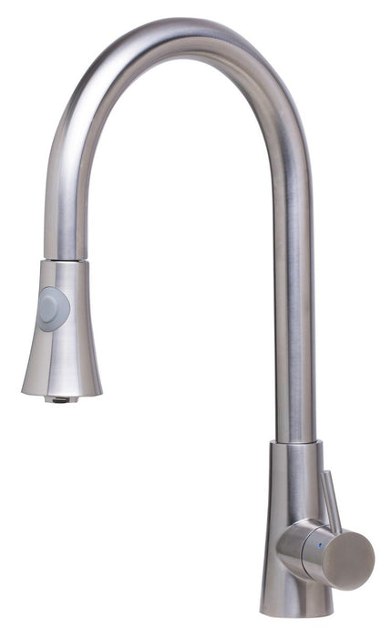 Solid Stainless Steel Two Mode Pull Down Kitchen Faucet