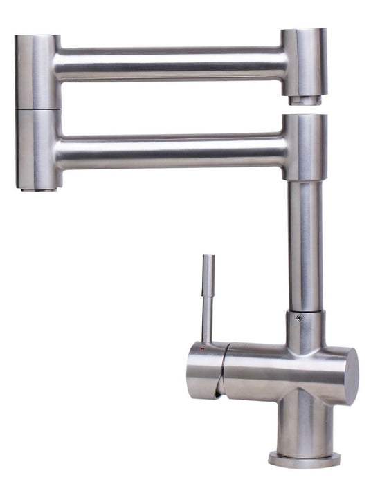 Modern Solid Stainless Steel Retractable Kitchen Faucet