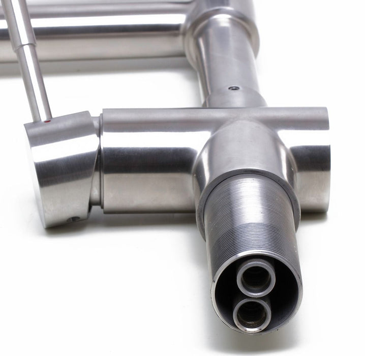 Modern Solid Stainless Steel Retractable Kitchen Faucet