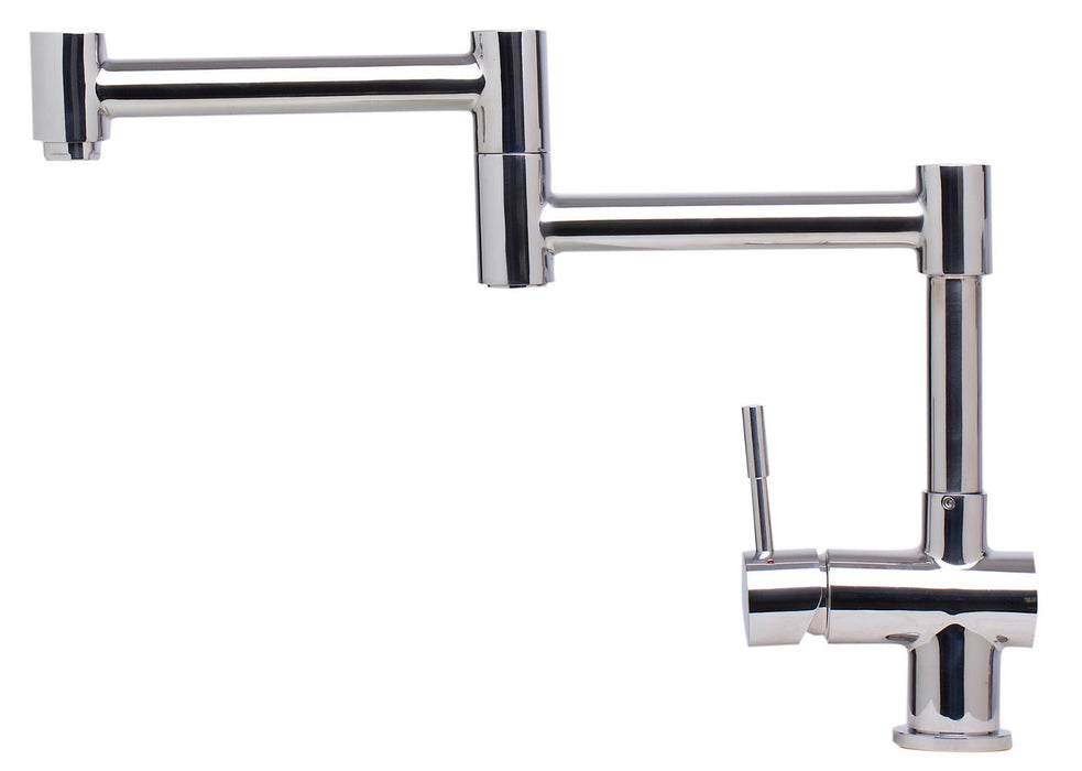 Modern Solid Stainless Steel Retractable Kitchen Faucet