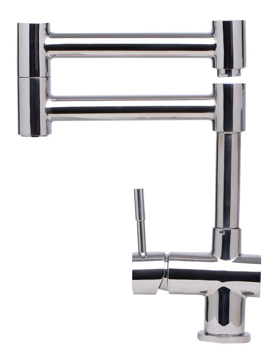 Modern Solid Stainless Steel Retractable Kitchen Faucet
