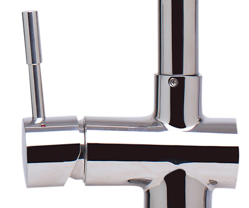 Modern Solid Stainless Steel Retractable Kitchen Faucet