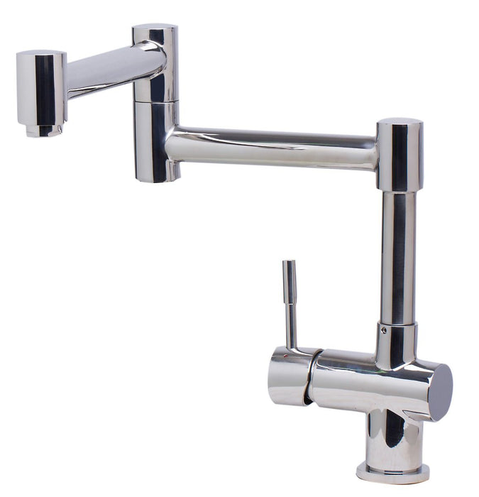 Modern Solid Stainless Steel Retractable Kitchen Faucet