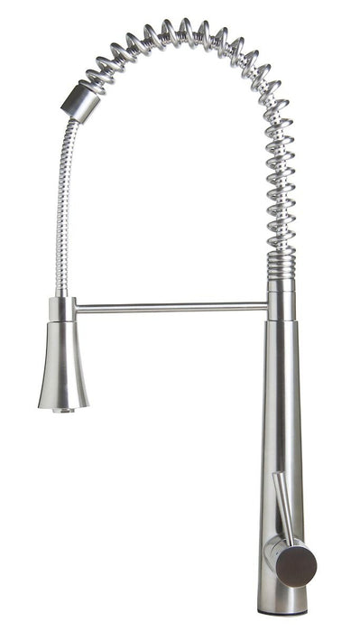 Solid Stainless Steel Commercial Spring Kitchen Faucet