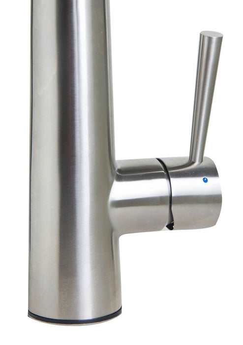 Solid Stainless Steel Commercial Spring Kitchen Faucet