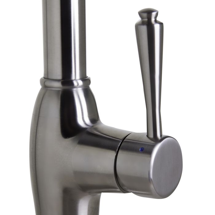 Pull Down Kitchen Faucet In Polished Or Brushed Finish