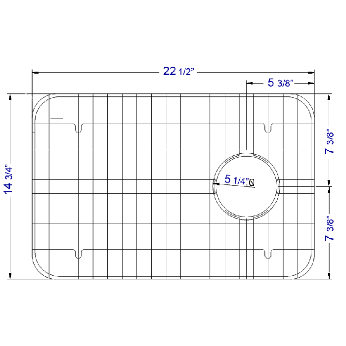 Large Stainless Steel Grid for AB4019 Kitchen Sink